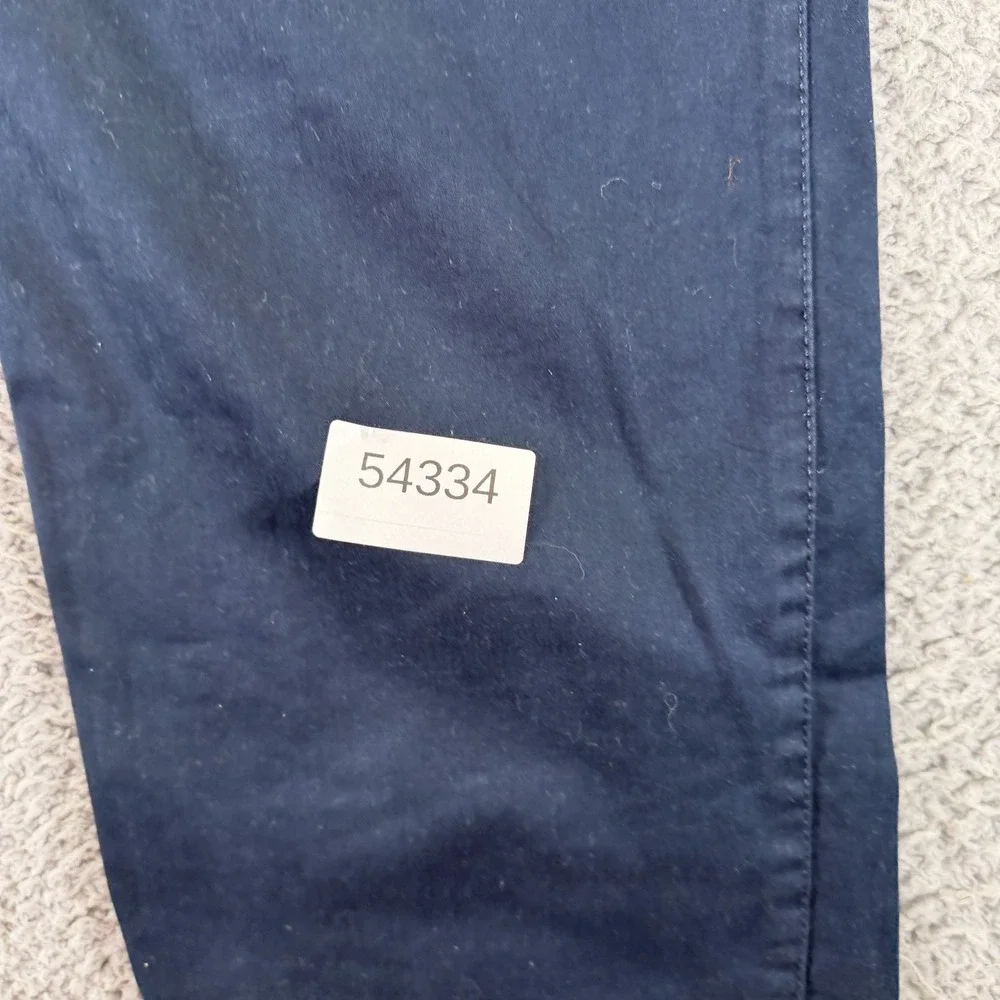 VTG Banana Republic Pant Mens 36x34 Blue Cotton Chino Straight Business Preppy